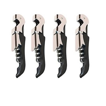 Professional Wine Corkscrew Set with Durable Steel Hinges for Servers