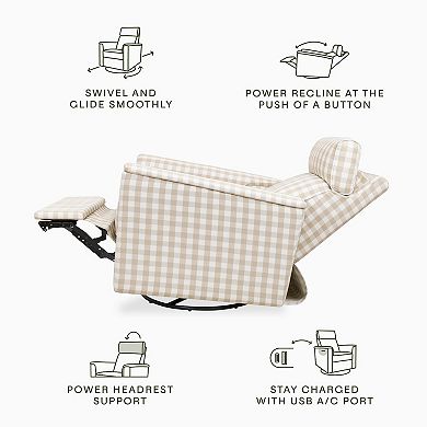 Namesake Willa Power Glider Recliner w/ Power Headrest
