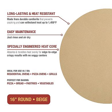 Old Stone 16-Inch Round Pizza Stone