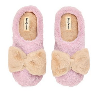 Dearfoams Rosie Women's Furry Clog Slippers