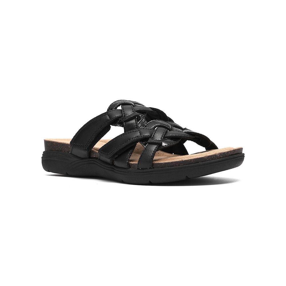 Clarks® April Rae Women's Flat Sandals Woven Slip-On Comfort Sandals