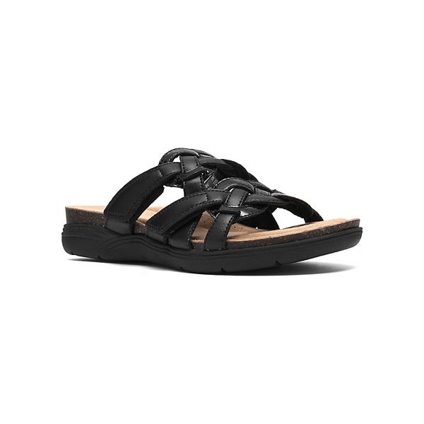 Clarks® April Rae Women's Flat Sandals Woven Slip-On Comfort Sandals