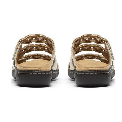 Clarks® Laurieann Emma Women's Leather Flat Sandals
