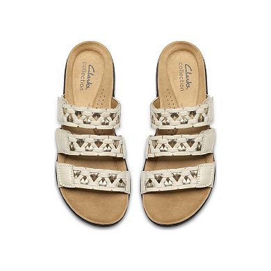 Clarks® Laurieann Emma Women's Leather Flat Sandals