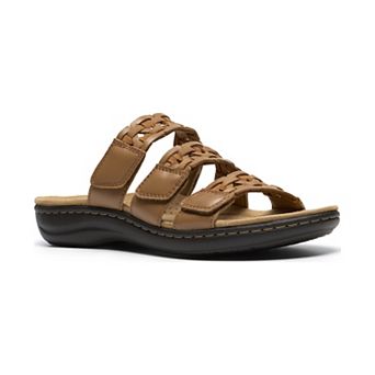 Clarks® Laurieann Emma Women's Leather Flat Sandals