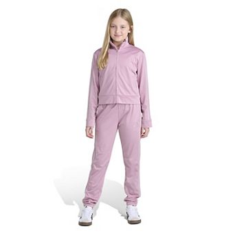 Girls 7-16 adidas 2 pc Long Sleeve Full-Zip Jacket & Wide Leg Pant Set