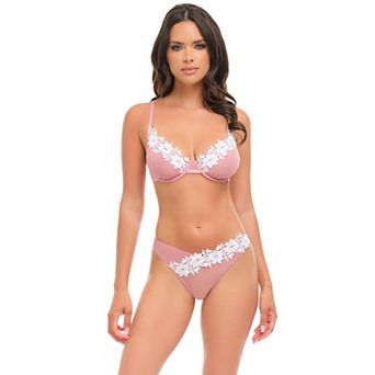 Women's Oh La La Cheri Glinda 2 pc Lingerie Set with Lace Detail