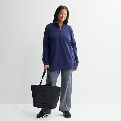 Plus Size Tek Gear® Ultrasoft Fleece Quarter Zip Tunic