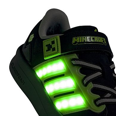 adidas Marvel Spider-Man Lightorama Runner Little Kid Boys Light-Up Shoes with Elastic Laces