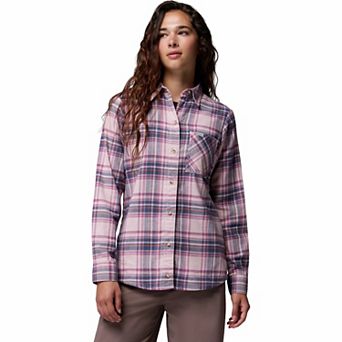 Women's Columbia Calico Basin Flannel Long Sleeve Shirt