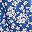 Blue White Print
