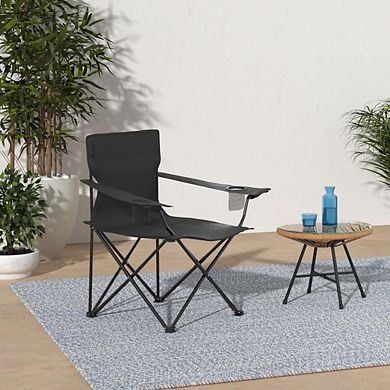 Set of 2 Heavy-Duty Folding Camp Chair