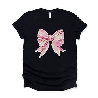 Coquette Bow Paint - Women's Short Sleeve Graphic T-Shirt