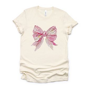 Coquette Bow Paint - Women's Short Sleeve Graphic T-Shirt