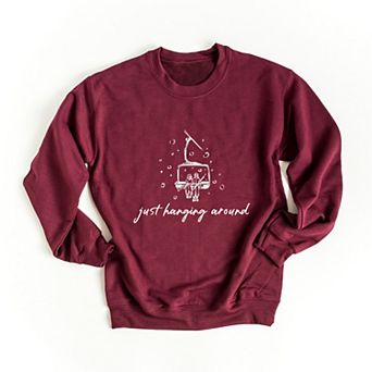 Just Hanging Around Ski Lift - Women's Graphic Sweatshirt