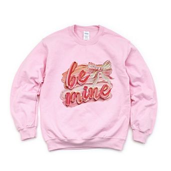 Be Mine Textured Paint - Women's Graphic Sweatshirt