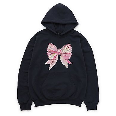 Coquette Bow Paint - Women's Graphic Hoodie