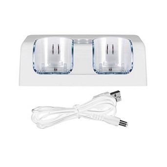 Wii Remote Controller Charger Dock with 2 Batteries