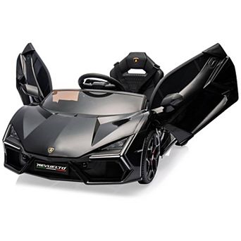 12V Kids Lamborghini Revuelto Ride-On Car, Electric Sports Car with Remote, Bluetooth, Music & LED
