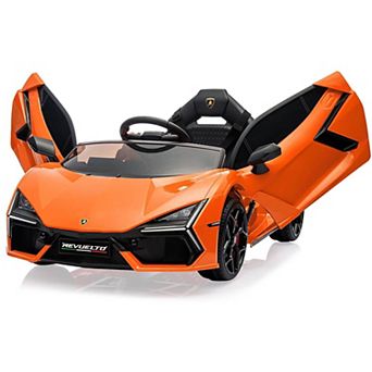 12V Kids Lamborghini Revuelto Ride-On Car, Electric Sports Car with Remote, Bluetooth, Music & LED
