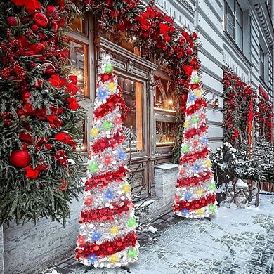 Pencil Pop-Up Tinsel Christmas Tree