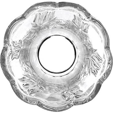 TULIPS PATTERN GLASS ORNAMENTAL VASE