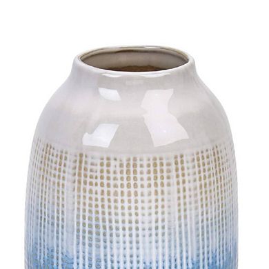 MULTI COLOR CERAMIC ORNAMENTAL VASE