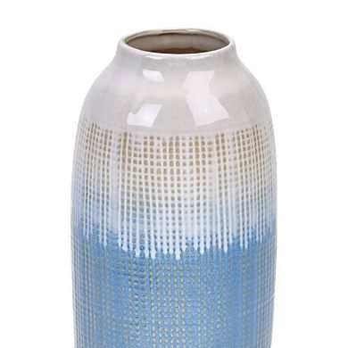 MULTI COLOR CERAMIC ORNAMENTAL VASE