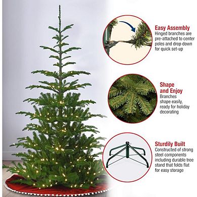 Pre-Lit Norwegian Spruce Christmas Tree