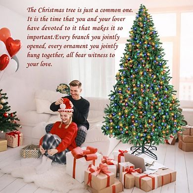 Pre-Lit Spruce Christmas Tree