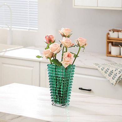 MODERN CRYSTAL GLASS ORNAMENTAL VASE