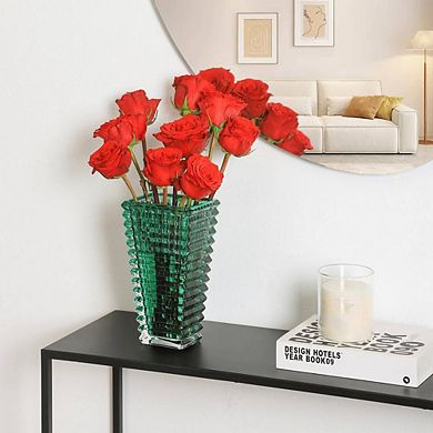 MODERN CRYSTAL GLASS ORNAMENTAL VASE