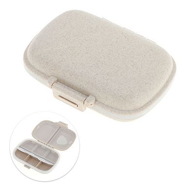 8 Grids Double Layer Pill Box for Travel 4Pcs