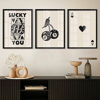 Trendy Retro Farmhouse Lucky Wall Art