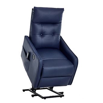 Power Lift Recliner Chair with Massage Heavy Duty Motion Mechanism and One USB for Charging