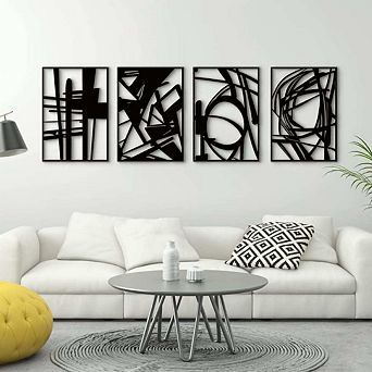 Minimalist Abstract Metal Wall Art