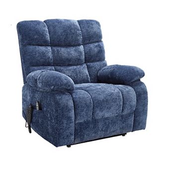 Dual Motor Lift Recliner with Heat Massage Infinite Position 350LB Capacity Power Remote