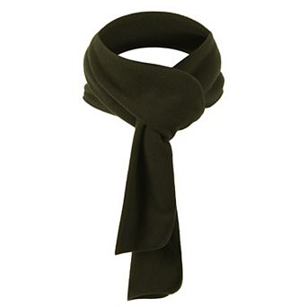 Winter Scarf Fleece Neck Warmer Solid Soft Windproof Lightweight Cold Weather Outdoor Gear Women Men