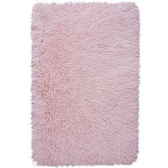 Blush Shag Area Rug, Ultra Soft 1.7" Thick, Non-Slip Plush Carpet for Bedroom, Modern Home Decor