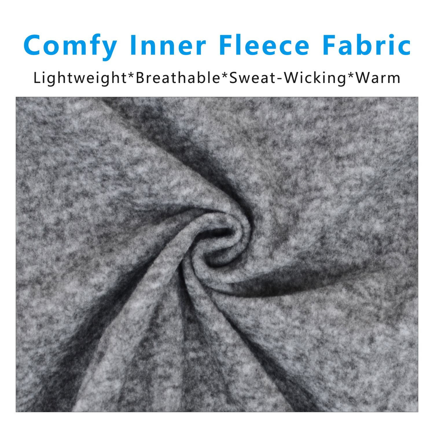 Men's Fleece Neck Gaiter – Winter Face Mask & Windproof Scarf (Unisex, One Size)