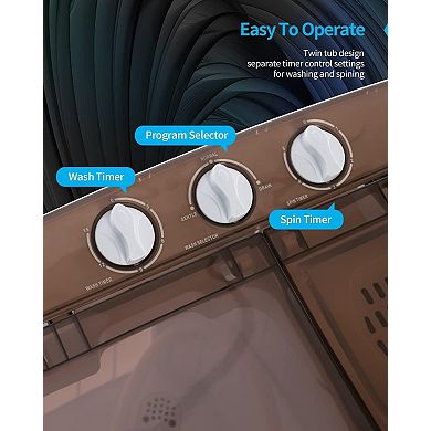 17.6Ibs Portable Washing Machine