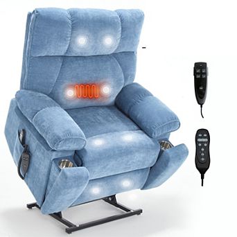 Large Electric Power Lift Recliners with Power-Remote