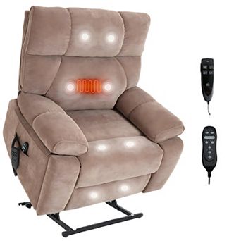 Large Electric Power Lift Recliners with Power-Remote