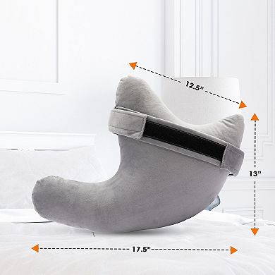 Cheer Collection Shoulder Support Pillow with Strap for Post Surgery Pain Relief and Daily Comfort