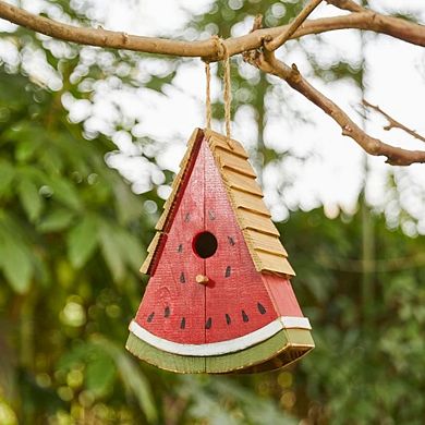 Solid Wood Decorative Outdoor Garden Birdhouse