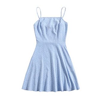 Ditsy Floral High-Waist A-Line Cami Dress for Women