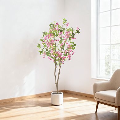 5FT Artificial Trees, Faux Tree, Artificial Planter, Artificial Fake Tree Flower Potted