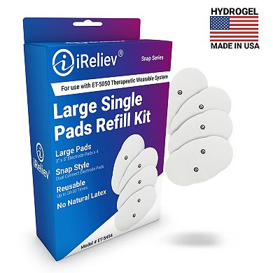 iReliev Wireless Large Single Pads Refill Kit