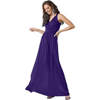Womens Long Evening Dress Flowing Style for Summer Parties