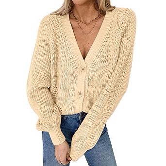 Women's Single-Breasted Long-Sleeve Blazer - Soft Cut, Relaxed Casual Blazer